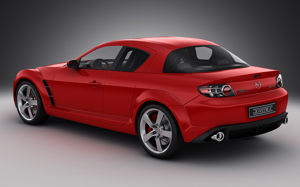 Mazda rx8 3d model