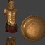maya greek hoplite armor shield