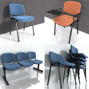 3d visitor chair model