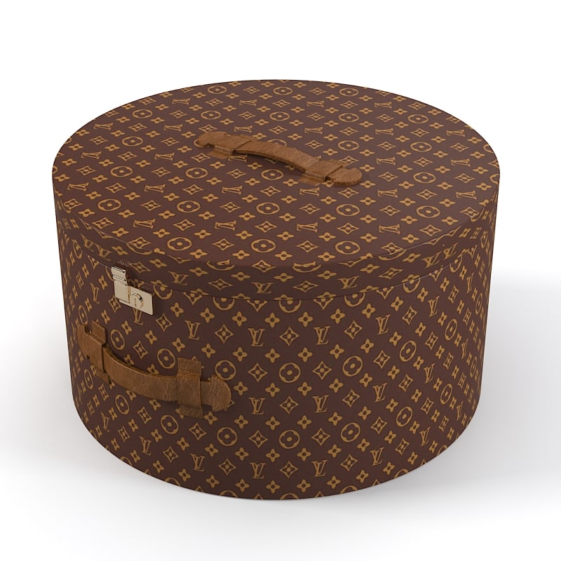 3D model Louis Vuitton Bag Keepall Bandouliere 45 Damier Ebene VR / AR /  low-poly
