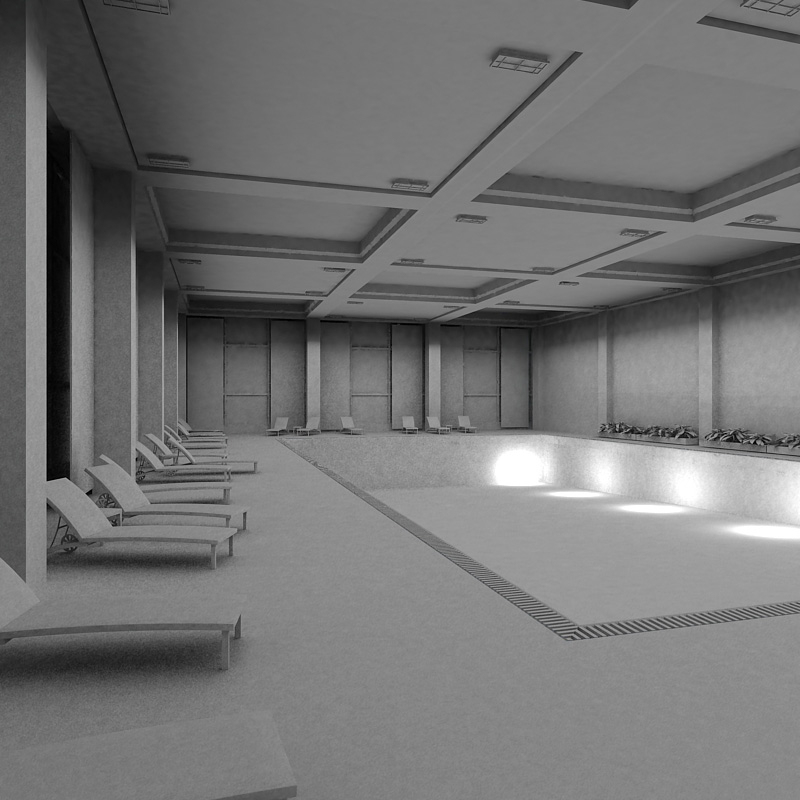 3ds Max Swimming Pool