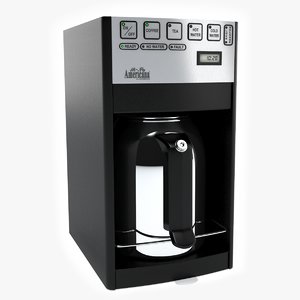 3d max coffee maker airplanes