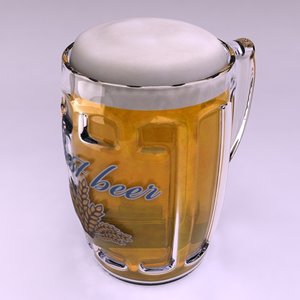 maya beer mug pint
