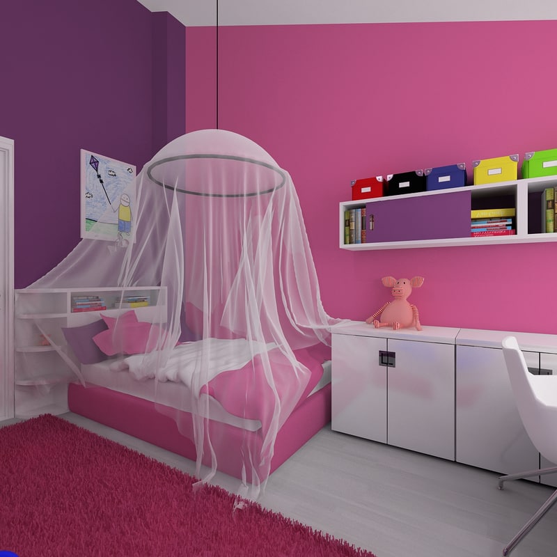 Kids Bedroom 3d Model Kids Bedroom 3d Model