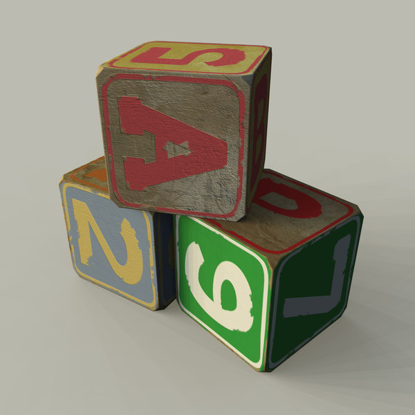 old wooden blocks