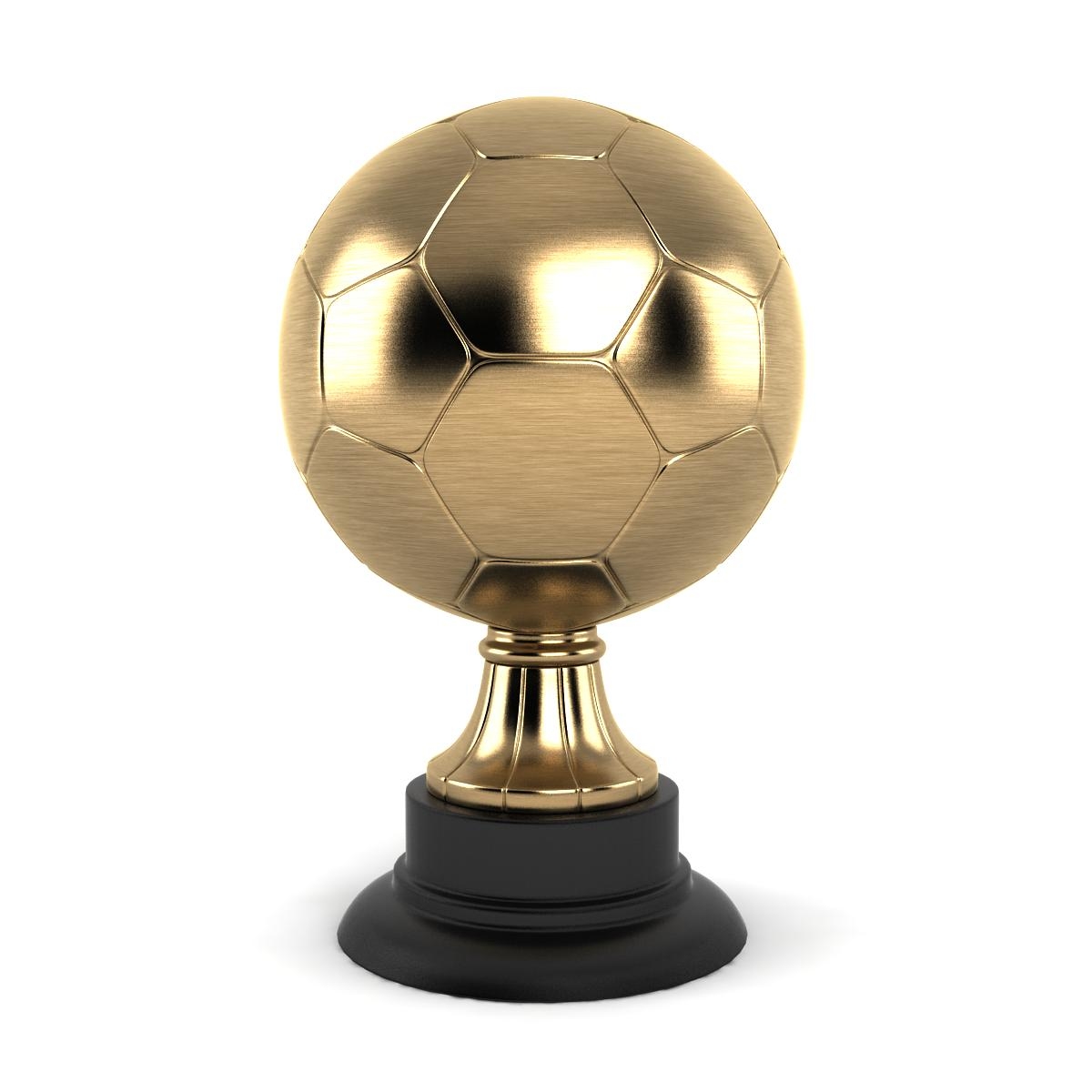 trophy soccer ball 3d model