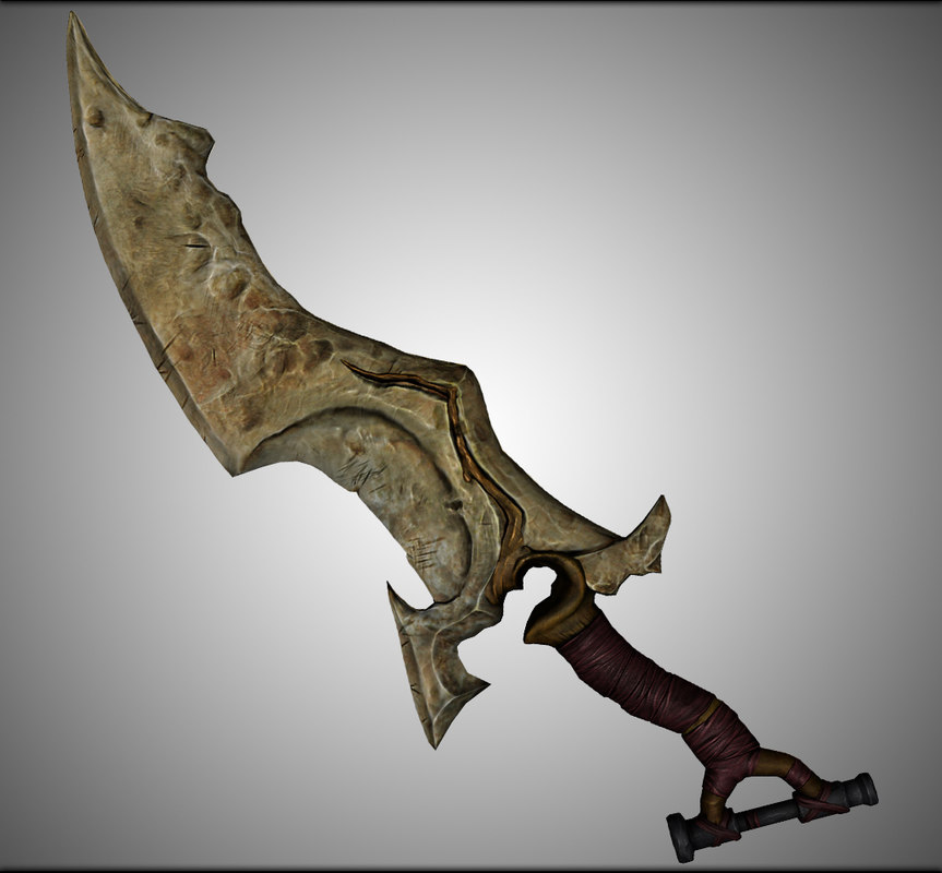 fantasy sword 3d model