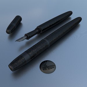 item pen 3d blend