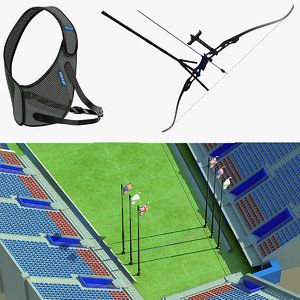 3ds max olympic archery