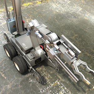 3d bomb squad robot model