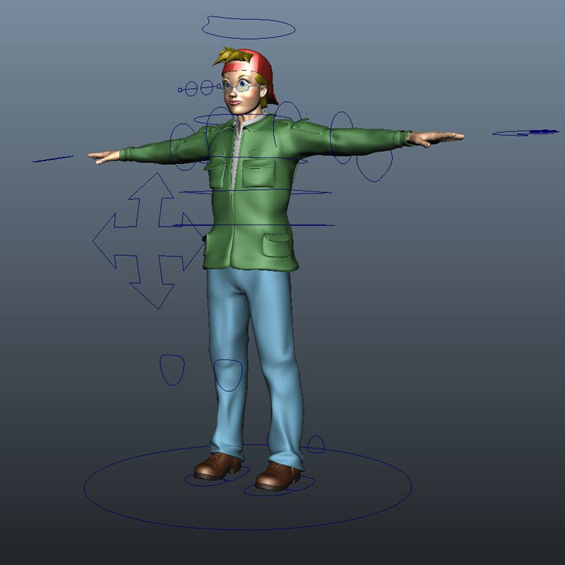 3d boy character