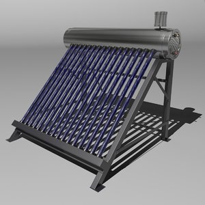 3d model solar water