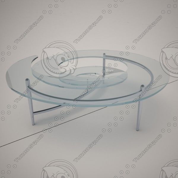 Cattelan Italia Spiral Coffe Table 3d Obj