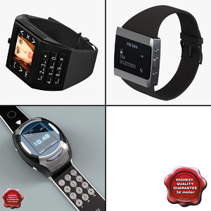 3d watch phones model