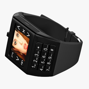 3ds max watchphone iwatch eg100 black