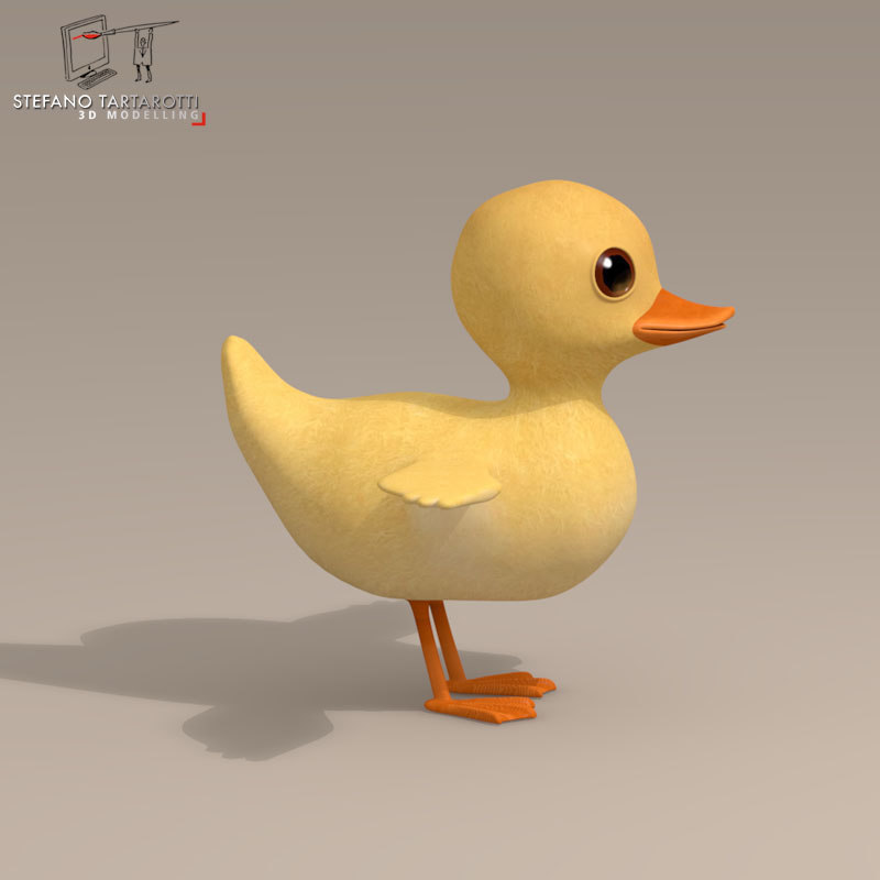 3d duck doll