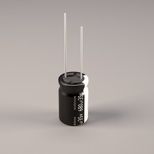 3d physically electrolytic capacitor model