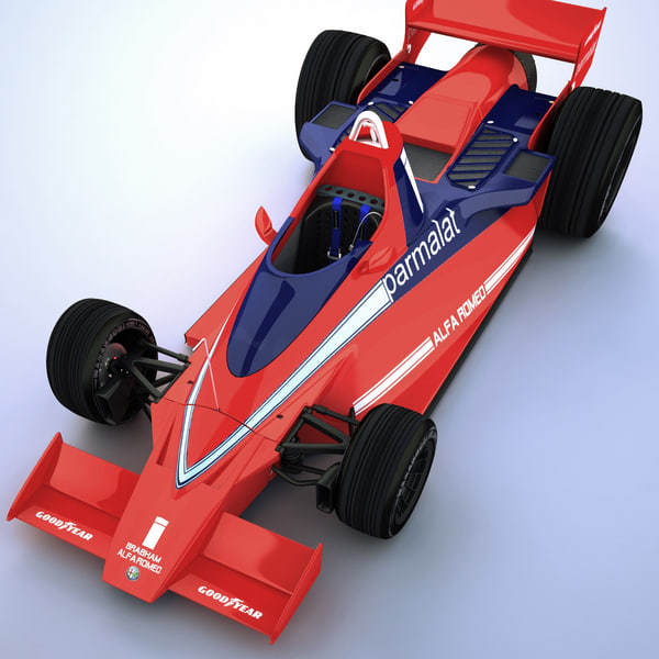 formula racing car brabham 3d max