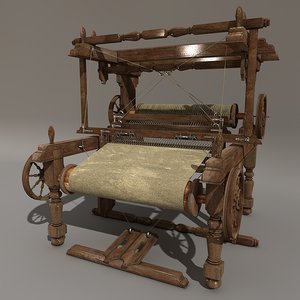 weaving loom 3d model