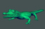baby crocodile 3d model
