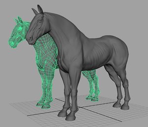 clydesdale 3d model