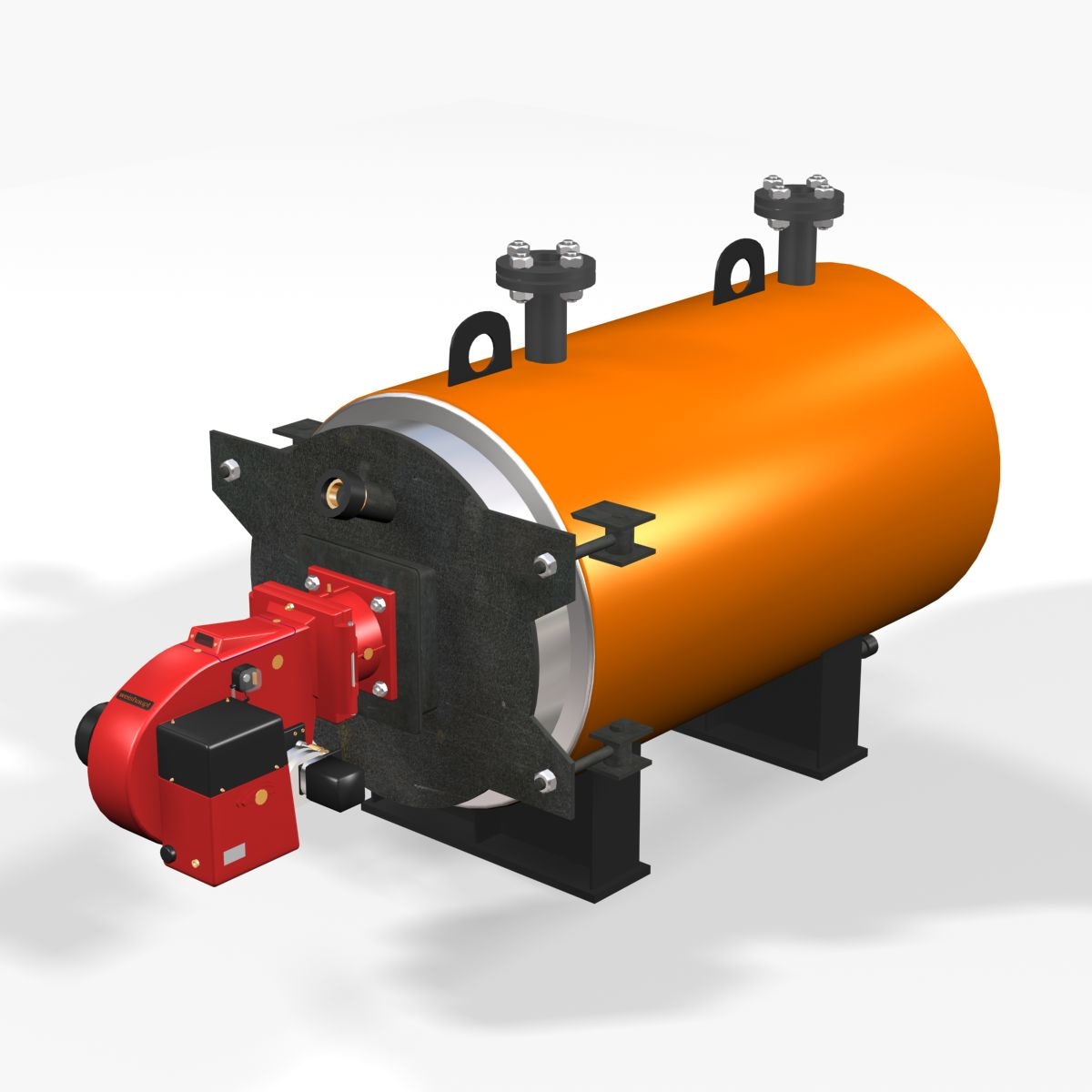 gas boiler 3d model