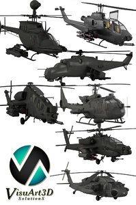3d helicopter military