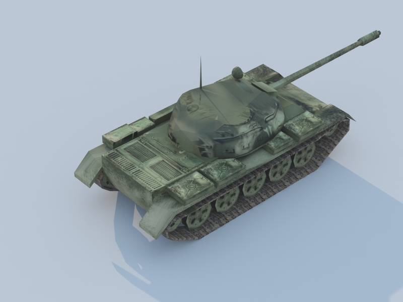 t-59 tank 3d 3ds