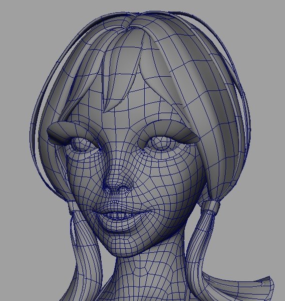 bikini girl 3d model