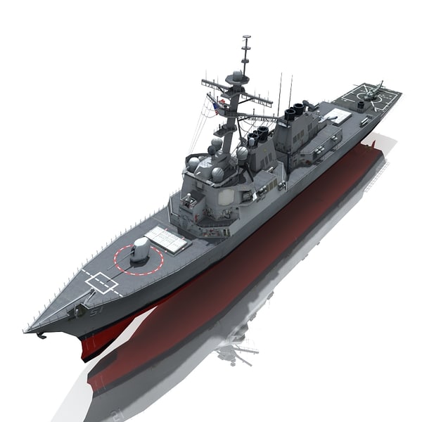 USS Arleigh Burke DDG-51 Modelo 3D - TurboSquid 698586