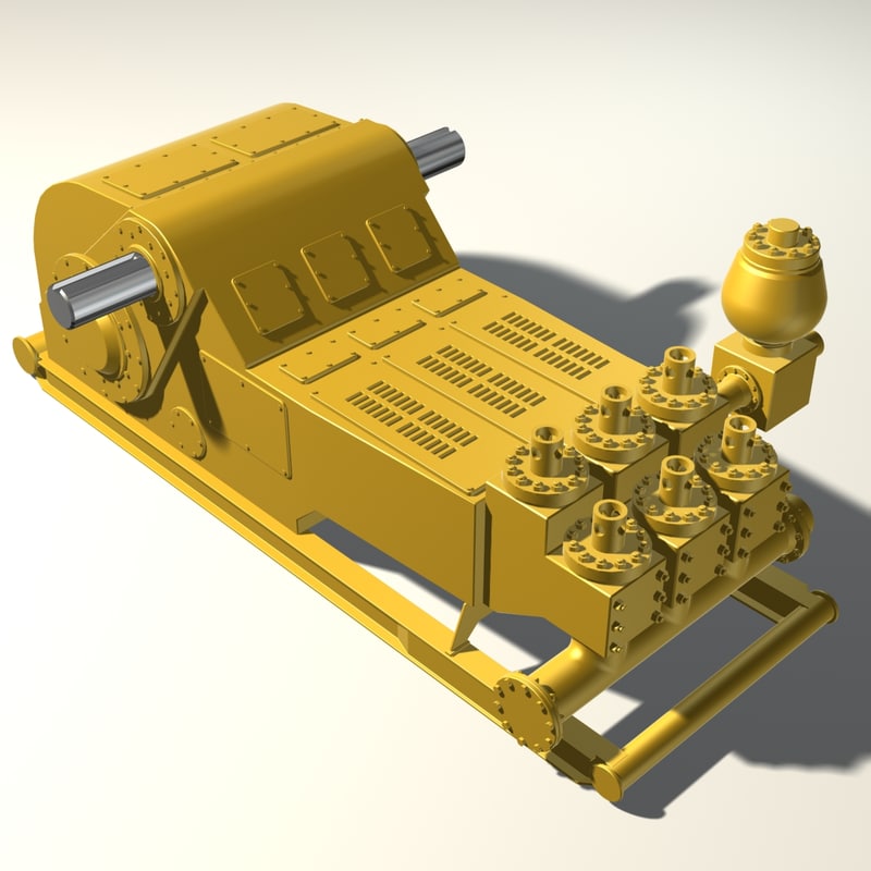 mud-pump-oil-3d-max