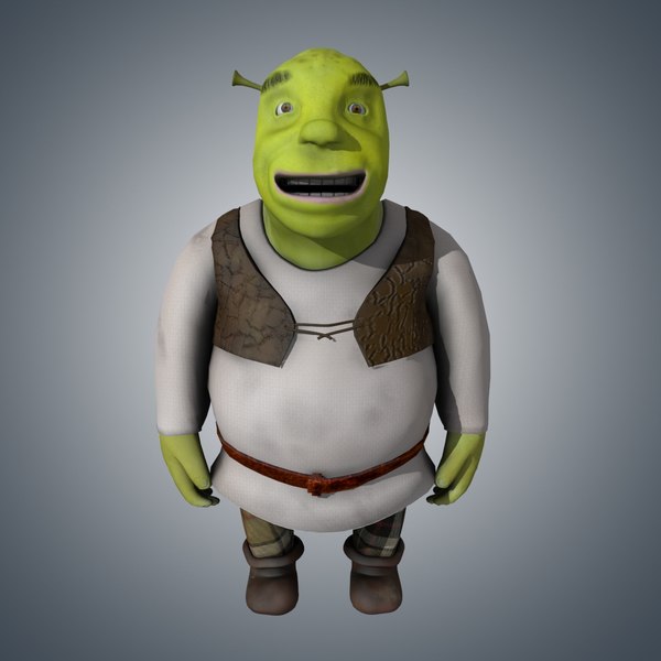 shrek 3d model