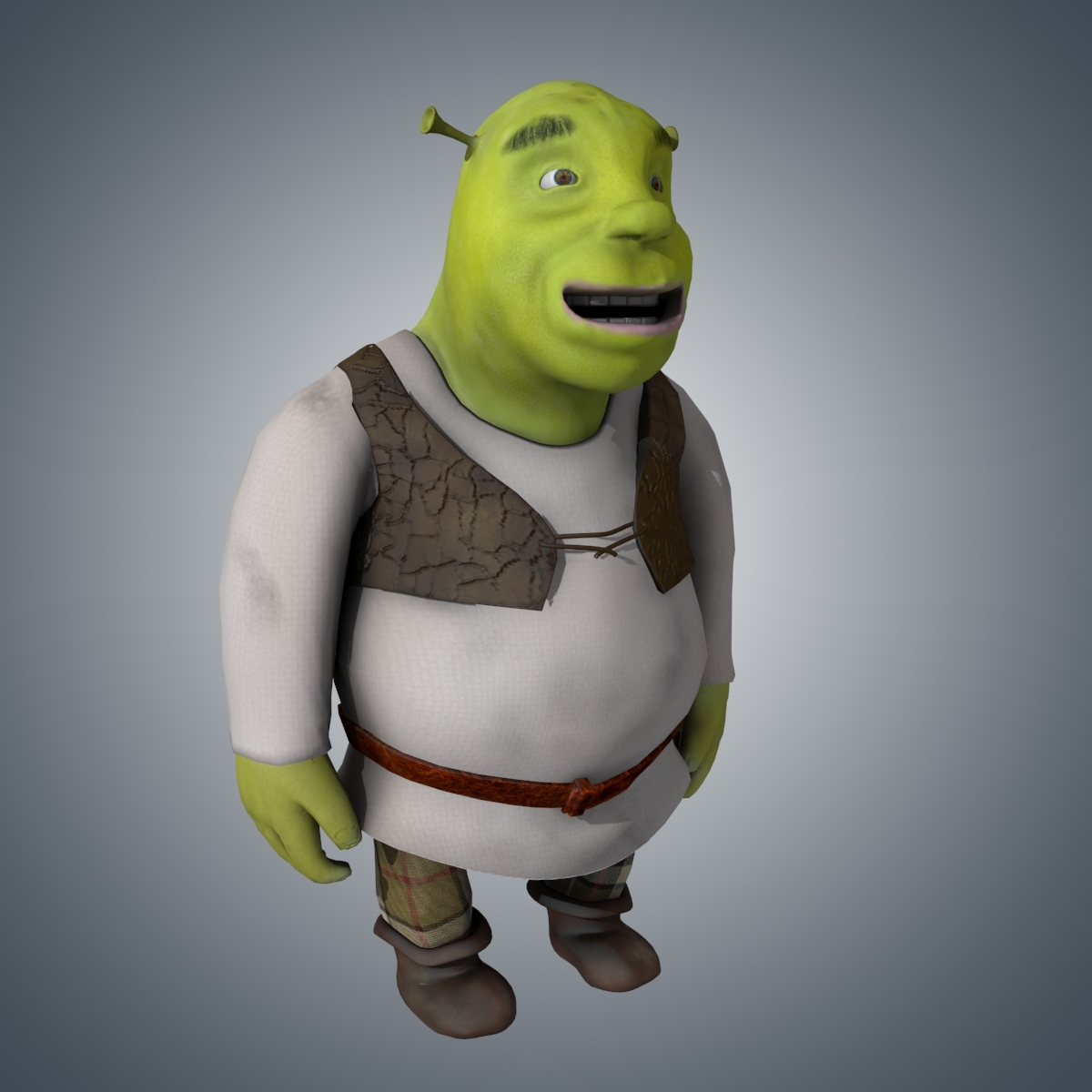 Shrek 3d Model