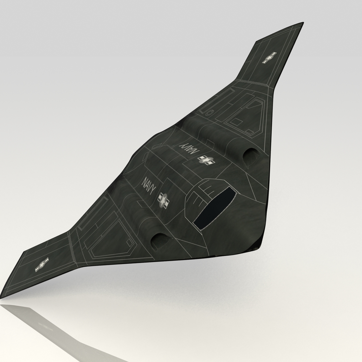 stealth bomber 3d max