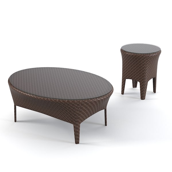 dedon tango coffee 3d model