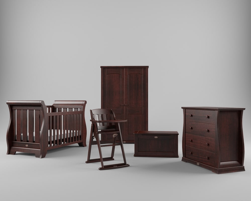 Set Nursery Furniture 3d Model