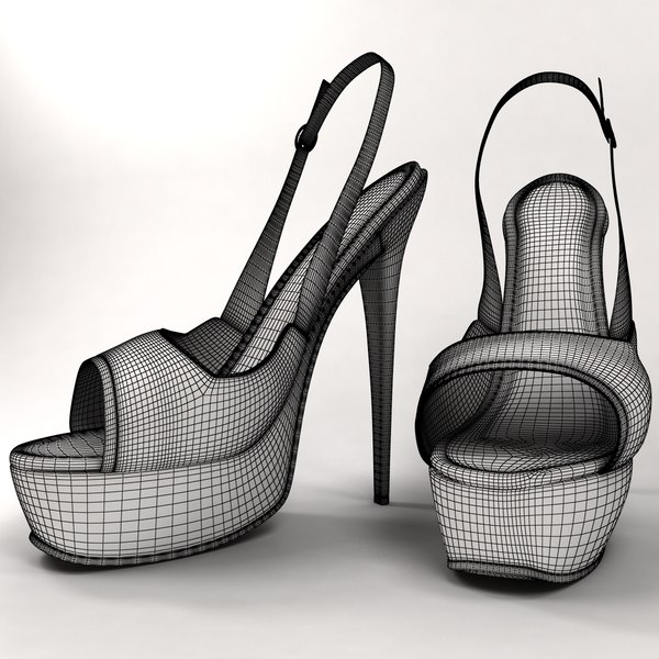 3d heel shoe 1