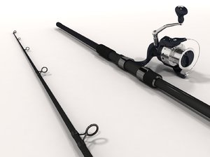 fishing rod 3d model
