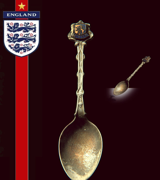 scanned collectible spoon 3d model