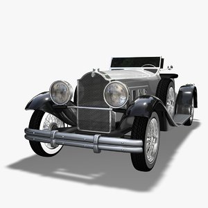 packard speedster 1930 car 3d c4d