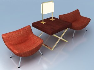 3d model chair