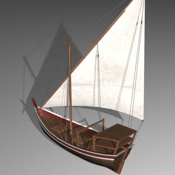 3d dhow model