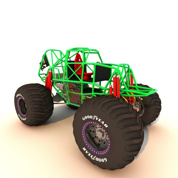 3dsmax monster truck frame