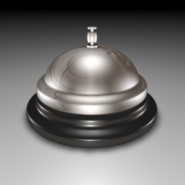 desk bell 3d c4d