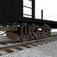 3d train car model