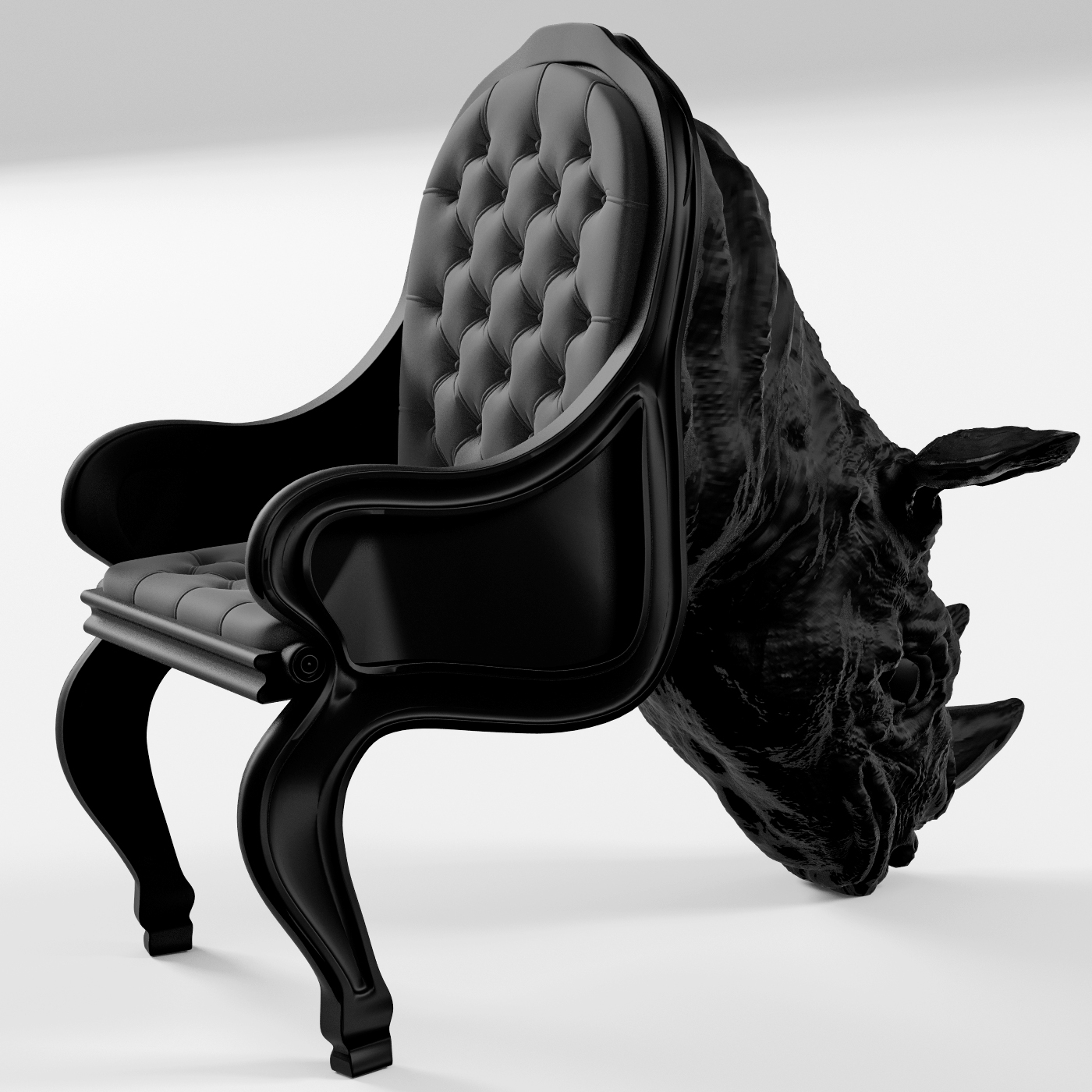 3d chair rhino