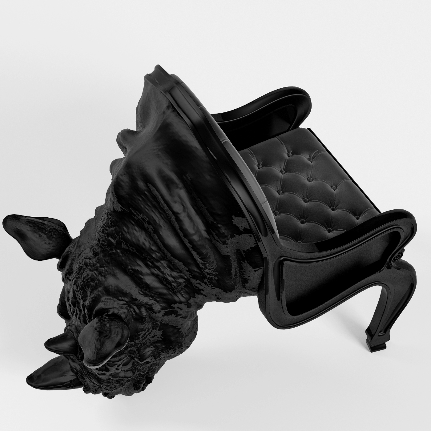 3d chair rhino