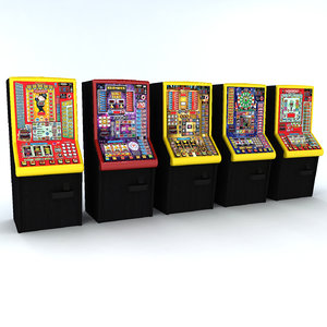slot machines 3d model