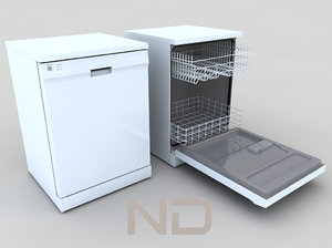 dishwasher dish washer 3d 3ds