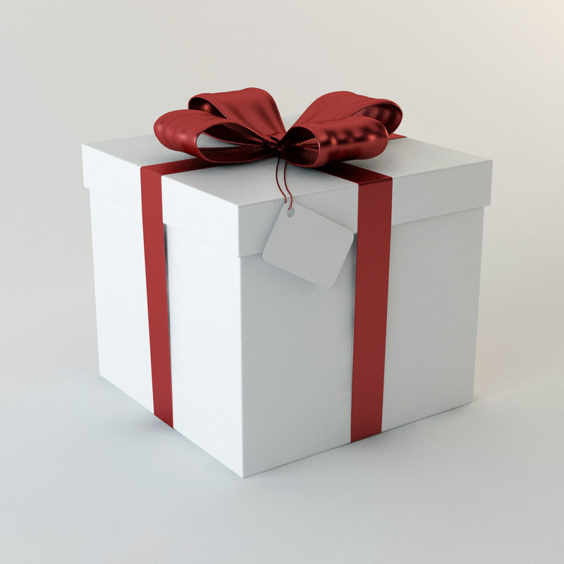 gift box 3d max